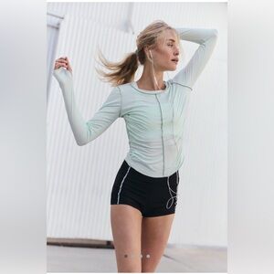 FP Movement Right On Run Long Sleeve Layer in Pistachio